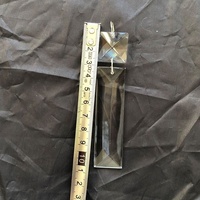 Rideau de perles triangulaires en cristal de 1 mètre pour plafond, idéal pour la décoration de la maison et de mariages, finition polie