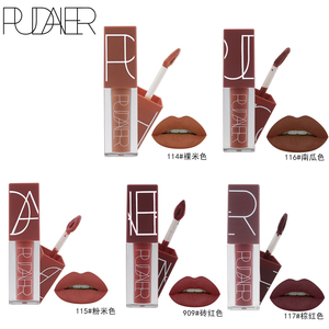 Set de 5 Labiales Mate de Larga Duración, Tinte para Labios de Terciopelo, Lápiz Labial Líquido Resistente al Agua, Maquillaje, <span class=keywords><strong>Kit</strong></span> de 5 Piezas - Product Image 4
