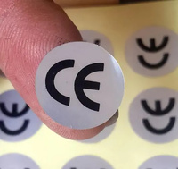 Étiquette en rouleau argent mat avec numéro de série, papier écrit, autocollant imprimé, étiquette électronique CE