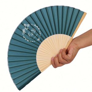 Abanico Plegable Plano de Bambú de 21 cm, Personalizado y Tallado, Artesanal, Ecológico, Venta al Por Mayor - Product Image 4