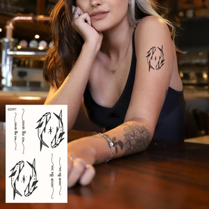 Adesivi per <span class=keywords><strong>Tatuaggi</strong></span> Semipermanenti di 2 Settimane, Impermeabili, Design Carini, a Base di Erbe Naturali, <span class=keywords><strong>Tatuaggi</strong></span> Temporanei per Gambe e Corpo - Product Image 6