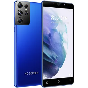 New popular S21+Pro 6GB+128GB 16MP+32MP ultra-clear pixel ultra-high speed smart 5G phone Android 10.0 face unlock smart phone
