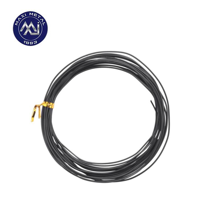 Алюминиевая проволока черного цвета диаметром 1 мм