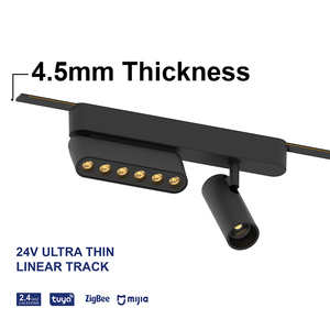 Dglux hiện đại tuya ZigBee thiết kế thông minh theo dõi hệ thống chiếu sáng 24V thông minh dệt Vành Đai chiếu sáng LED theo dõi ánh sáng - Product Image 3