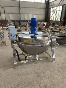 Máquina para hacer mermelada de 100L y 600L / Olla para cocinar mermelada de fresa / Caldera encamisada para mermelada - Product Image 6
