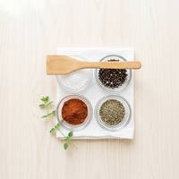 Mini spatule en bambou premium 13,5 cm, petite spatule en bois pour condiments et épices, pelle pour enfants, mini spatule