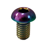 Vis en titane GR5 M5*8mm, prix usine, vis à tête bombée hexagonale, vis Allen de haute qualité