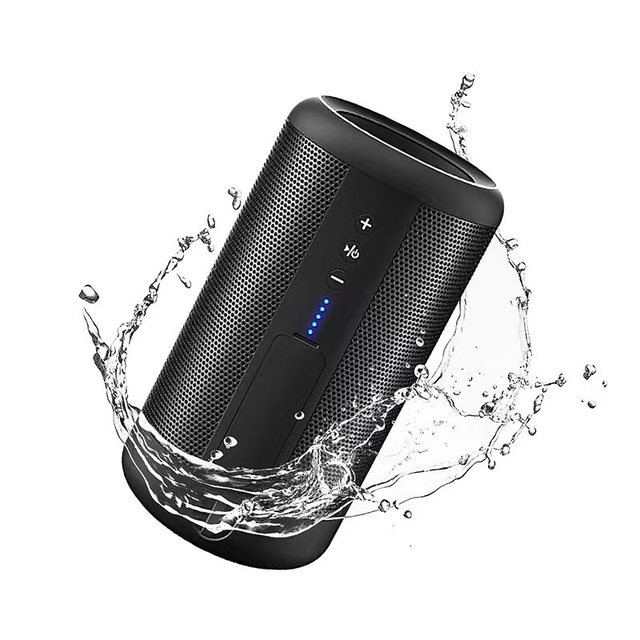 Portable Mini for 5.3 Waterproof IPX5 Metal Boombox Speaker 4-6 Hours Playtime Mobile Phone Memory Card Support Outdoor