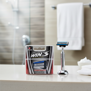 Dorcowin 3 System 3-<b>Blade</b> <b>Razor</b> <b>Blade</b> Refill 4P - Product Image 3