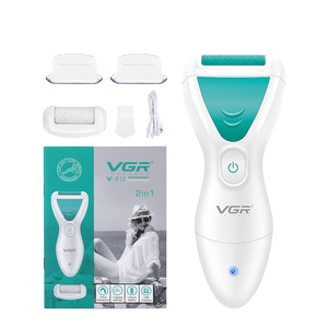 เครื่องกำจัดขน VGR 9503 IPX7 แบบหมุนได้ ชุดอุปกรณ์ดูแลขนไฟฟ้าสำหรับผู้หญิง แบตเตอรี่แบบชาร์จได้ กำจัดหนังด้าน บริเวณใบหน้า/ลำตัว/ขาหนีบ - Product Image 5