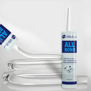 2026 Meilleur prix usine MS Crystal Sealant, Adhésif puissant neutre pour verre, coins de cuisine, faible odeur, pâte pour le travail du bois et la décoration - Product Image 1