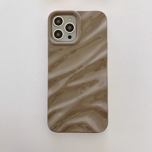 Étuis de téléphone portable en TPU antichoc de style vague pliée 3D pour 13/16 <span class=keywords><strong>Pro</strong></span>/16 <span class=keywords><strong>Pro</strong></span> Max/14 <span class=keywords><strong>Pro</strong></span>, coque arrière souple en gel brillant - Product Image 3