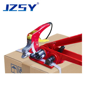 Bán buôn giá tự động nhỏ PP ribbon đóng đai press kìm/Của Nhãn Hiệu di động đóng gói vành đai căng/nóng chảy baler - Product Image 3