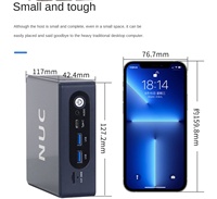 Mini Computadora Directo de Fábrica, Intel N100 N200 I3 I5 I7, SSD de 256GB, Win11, 4K HDMI, Tipo-C, PC Empresarial, Stock en EE. UU. y China