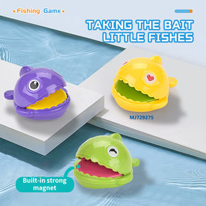 Gran oferta, 8 Uds., juego de juguetes de pesca para niños, divertidos juguetes de baño coloridos, peces, pato, patito, juguetes para bebés, niños pequeños, Juego - Product Image 3