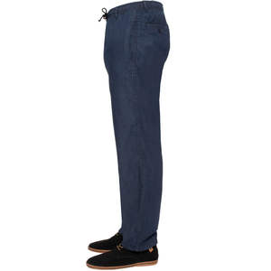 OEM Men Lightweight Mid <b>Elasticated</b> Waist Casual Smart <b>Work</b> <b>Trousers</b> Polyester/Cotton Winter Best Quality Waterproof Breathable - Product Image 4