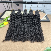 Extensions de cheveux humains au crochet, qualité supérieure, 12A Grade, 100% naturelles, non traitées, Cabello Humano Vietnamit, Deep Wave
