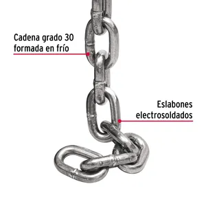 FIERCE 3/8 'poli pour chaîne de traînée en boîte de 10 unités de taille de seau de 10 m - Product Image 2