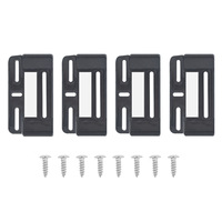 Rahmenloser Kennzeichenhalter Clips Halterung für EU Standard Kennzeichen Deutschland Österreich