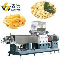 Machine de fabrication de pâtes macaroni 300 kg/h Machine de ligne de pâte végétale spaghetti et macaroni avec machine à emballer