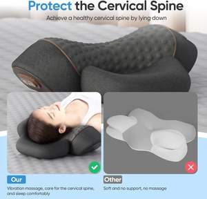 Nowcozy U-förmiges 3-in-1 Nackenmassagegerät Kissen Beheiztes Nackenmassagegerät mit 360° Rotation & Menschlich Simulierter Tiefenmassage - Product Image 5