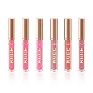 Rouge à lèvres liquide mat nude, 6 couleurs disponibles, imperméable, longue tenue, avec emballage en boîte colorée - Product Image 1