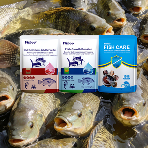 Yayın balığı <span class=keywords><strong>tilapia</strong></span> sazan büyüme güçlendirici sucul hızlı büyüme ve kilo kazanç vitboo premix yem için balık yemi katkı - Product Image 1