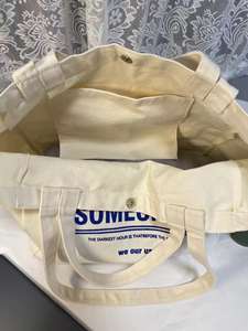 Sac personnalisé recyclé avec fermeture éclair, nouveau design tendance, grand sac de shopping en toile de coton, sac messager avec poignée réglable - Product Image 2