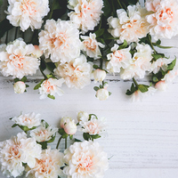 Bouquet de fleurs artificielles en soie pivoine, 61 cm, en promotion, idéal pour la décoration de la maison, de mariages, de Noël et du Nouvel An