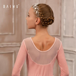 Robe <span class=keywords><strong>Tutu</strong></span> <span class=keywords><strong>rose</strong></span> à manches longues pour enfants, tenue de bal, 119242313 - Product Image 4