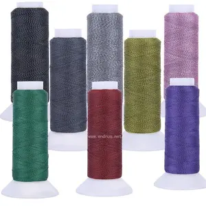 30 Colors Soft-Touch Highlight Polyester Reflective Thread For Embroidery