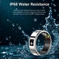 Bague Intelligente SR116 : Suivi de Santé, Traduction IA, Enregistreur Vocal, Contrôle Vidéo Courte, Étanche IP68, Acier Inoxydable