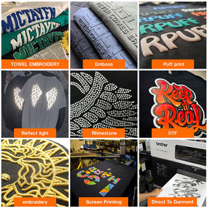 T-shirt Oversize DCY di Alta Qualità per Uomo, T-shirt 100% Cotone Misto all'Ingrosso per Uomo in Molti Colori, T-shirt Crop 250 Gsm DTG - Product Image 6