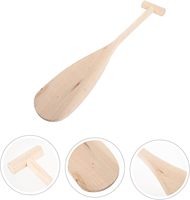 Pagaie de bateau pour enfants, pagaie de canoë en bois légère avec poignée en forme de T pour kayak, sports nautiques, pagaie de canoë en bois pour enfants