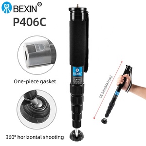 Bexin thiết kế mới sợi carbon video đứng Trọng lượng nhẹ p406c nhỏ gọn chuyên nghiệp bán buôn xách tay <span class=keywords><strong>Monopod</strong></span> cho máy ảnh - Product Image 2