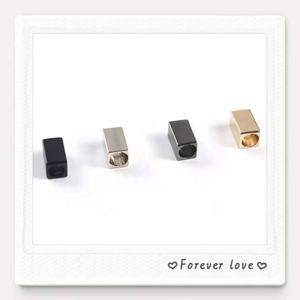 Tapón de extremo de cordón de electrochapado ecológico de alta gama, para ropa, cuerda de natación, Trunks, otros pantalones informales, T/T, venta al por mayor - Product Image 1