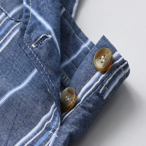 Elegante Traje de Tirantes de Verano para Niños, <span class=keywords><strong>Ropa</strong></span> para Bebés de Un Año, Conjunto de Tres Piezas de Manga Corta con Gorros de Pescador - Product Image 4