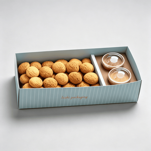 Boîte en papier kraft double couche personnalisée <span class=keywords><strong>pour</strong></span> boulangerie arabe avec gaufrage, recyclable, <span class=keywords><strong>pour</strong></span> desserts et chewing-gums - Product Image 3