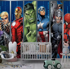 Superhéroe Comics Papel de pared 3D Decoración del hogar Mural Papel tapiz - Product Image 4