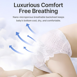 ผ้าอ้อ<span class=keywords><strong>ม</strong></span>เด็ก<span class=keywords><strong>ส</strong></span>ำเร็จรูปไคด้า OEM แบบใช้แล้วทิ้ง เนื้อผ้านุ่ม ไม่ถักทอ ดูดซับน้ำได้ดี ระบายอากาศได้ดี ฟิล์<span class=keywords><strong>ม</strong></span> PE ซึ<span class=keywords><strong>ม</strong></span>ซับสูง ป้องกันการรั่วซึ<span class=keywords><strong>ม</strong></span> ขอบขาป้องกันการรั่วซึม ใช้ได้ทุกวัน - Product Image 2