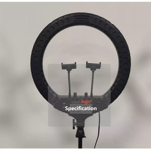 <span class=keywords><strong>2021</strong></span> 18 "Rechargeable alimenté par batterie Selfie remplir lampe Dimmable beauté maquillage Selfie anneau lumière avec trépied support sac de transport - Product Image 3