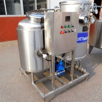 Usine de laiterie Uht ligne de production de lait acier inoxydable chauffage électrique stérilisateur Uht lait vin jus pasteurisateur