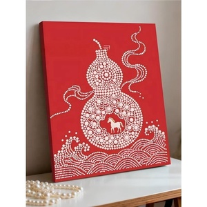 Wholesale Custom 40*50m Modern Floral <b>Canvas</b> Wall Decor Sunflower DIY Pearl Painting Pearl Painting with <b>Frame</b> for Beginners - Product Image 5