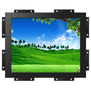 Günstige Open Frame capacitiveTouch Bildschirm display12. Zoll Metall Haus Monitor mit VGA/AV/HD-MI