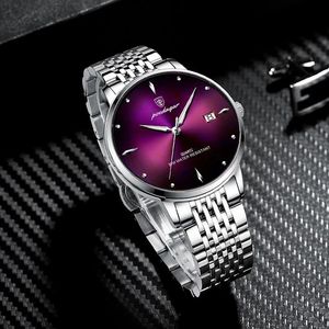 นาฬิกา POEDAGAR 868 OEM สแตนเลสสตีล แฟชั่นใหม่ นาฬิกาข้อมือผู้ชาย แบรนด์ดัง หรูหรา กันน้ำ นาฬิกาควอตซ์สำหรับผู้ชาย - Product Image 3