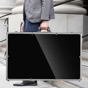 Premium Aluminum Trading <b>Card</b> Display Cabinet Locks Portable Tabletop Showcase for Sports Graded <b>Cards</b> - Product Image 6