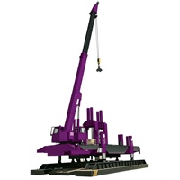 Machine de forage de pieux diesel, vitesse de piquage 11m/min, pour renforcement de fondations et forage de pieux