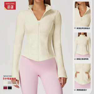 Veste polaire pour femme Zechuang, manches longues, col montant, veste d'extérieur chaude, sensation premium 5012 - Product Image 1