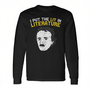 Camiseta de manga larga Lit In Literature para lectores, profesores y bibliotecarios - Product Image 2