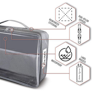 Toptan çok renkli seçenekler oyuncak depolama organizatör çocuklar için saklama torbaları ile oyuncak fermuar - Product Image 3